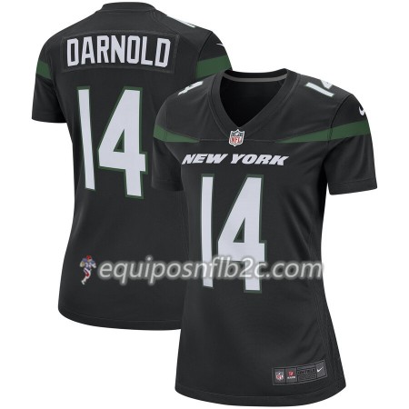 Camiseta Mujer NFL New York Jets Sam Darnold 14 Nike Negro 